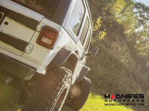 Jeep Wrangler JL Fender Flares - Rear - Textured Black Powdercoat